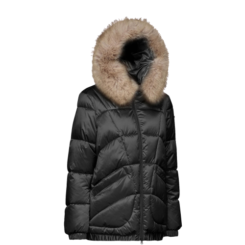 Γυναικείο Μπουφάν Αδιάβροχο Μαύρο W4628S T2843 F9000 BACKSIE Geox Γυναικείο Μπουφάν Αδιάβροχο Μαύρο W4628S T2843 F9000 BACKSIE Geox