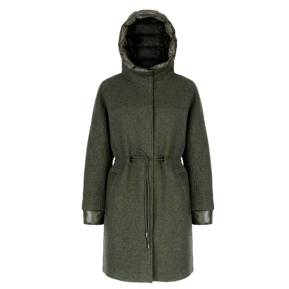 GEOX</br>Geox W5615F T3275 F3236 KLEOPY Γυναικείο Παλτό Χακί