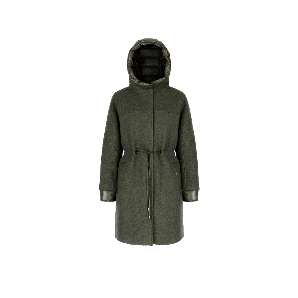 GEOX</br>Geox W5615F T3275 F3236 KLEOPY Γυναικείο Παλτό Χακί