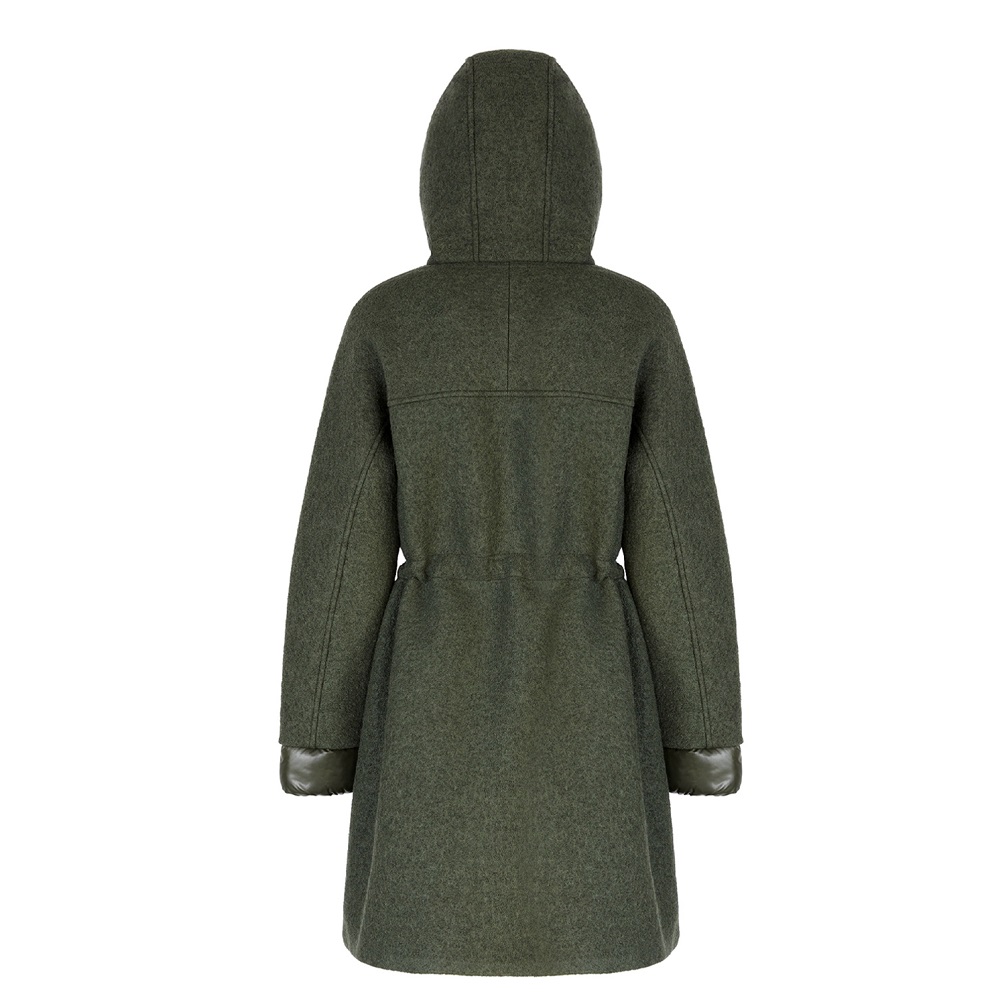 GEOX</br>Geox W5615F T3275 F3236 KLEOPY Γυναικείο Παλτό Χακί