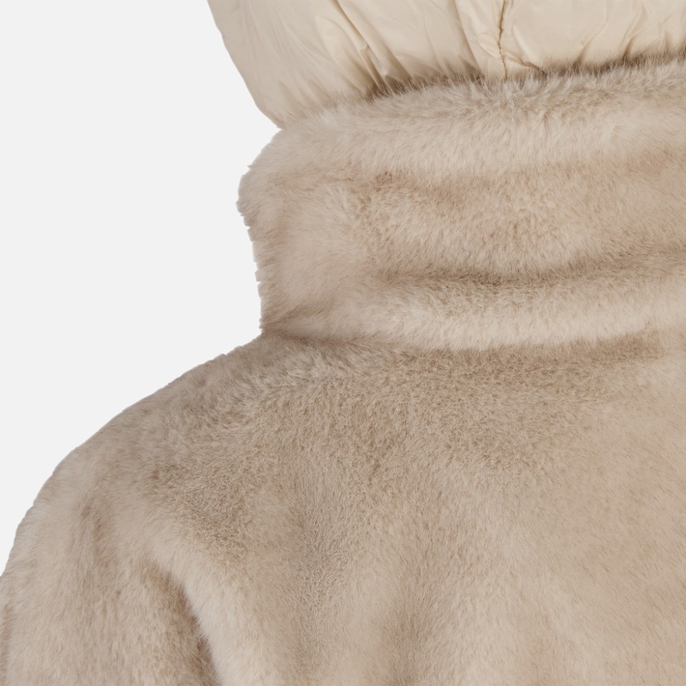 GEOX</br>Geox W5620G T3277 F1859 SPHERICA Γυναικείο Μπουφάν Μπεζ