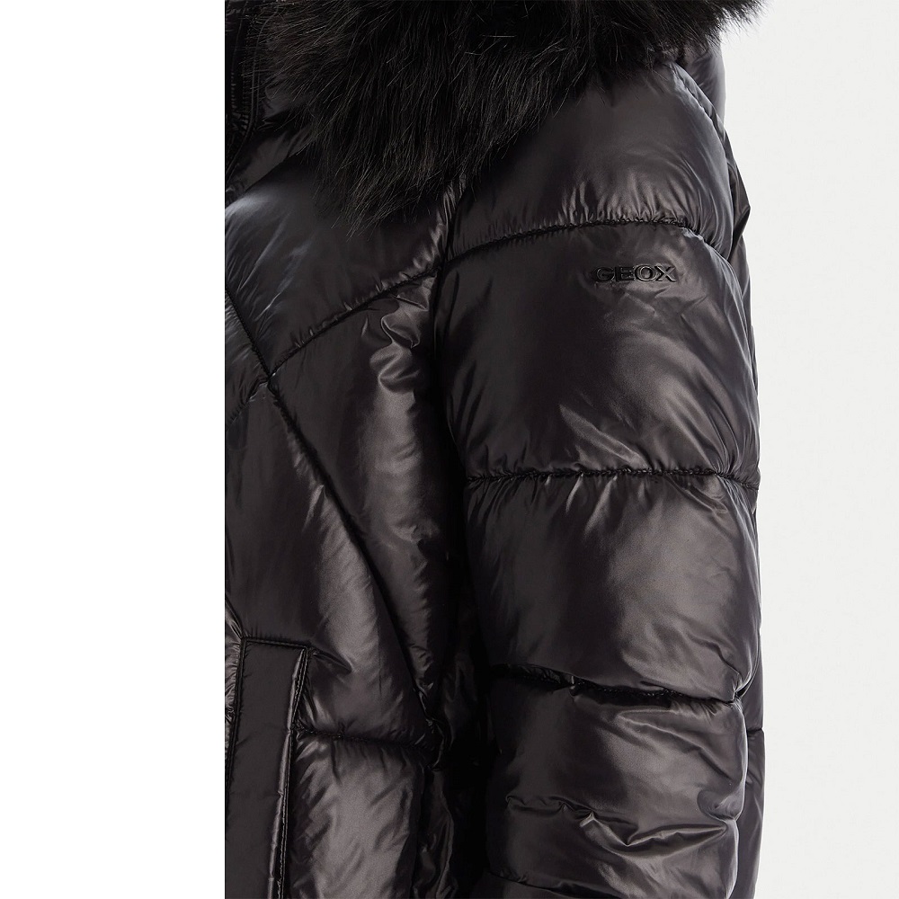 GEOX</br>Geox W5628S T3121 F9000 BACKSIE Γυναικείο Μπουφάν Αδιάβροχο Μαύρο GEOX</br>Geox W5628S T3121 F9000 BACKSIE Γυναικείο Μπουφάν Αδιάβροχο Μαύρο