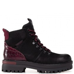 Γυναικεία Μποτάκια Μαύρο/Μπορντό WL02610A-090 VERMONT LACE Wrangler