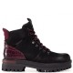 WRANGLER</br>Γυναικεία Μποτάκια Μαύρο/Μπορντό WL02610A-090 VERMONT LACE Wrangler