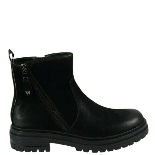 Γυναικεία Μποτάκια Μαύρο WL02635A-062 COURTBEY ZIP Wrangler Γυναικεία Μποτάκια Μαύρο WL02635A-062 COURTBEY ZIP Wrangler