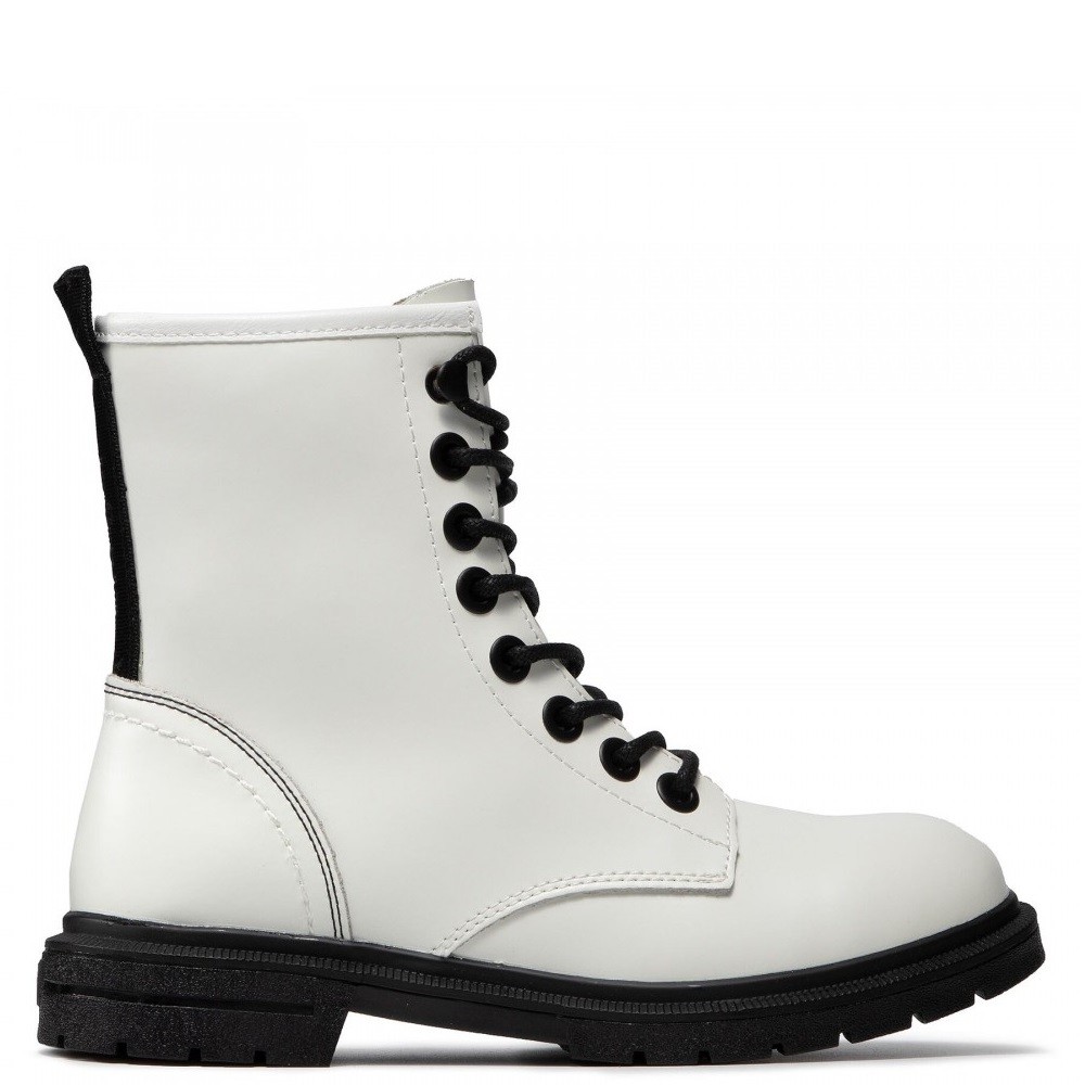 WRANGLER</br>Γυναικεία Αρβυλάκια Λευκό Δέρμα WL12560A-051 SPIKE MID Wrangler WRANGLER</br>Γυναικεία Αρβυλάκια Λευκό Δέρμα WL12560A-051 SPIKE MID Wrangler
