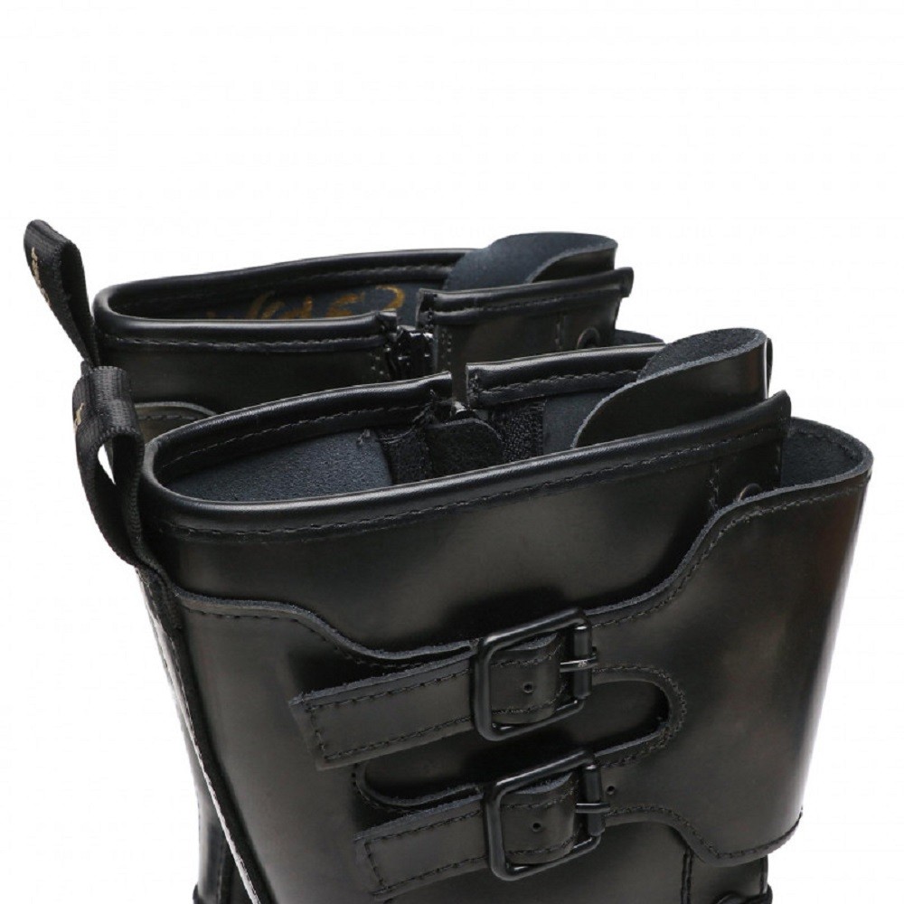 WRANGLER</br>Γυναικεία Αρβυλάκια Μαύρο/Χακί Δέρμα WL12573A-298 CLASH COMBAT Wrangler