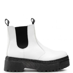 Γυναικεία Μποτάκια Λευκό WL12583A-051 PICCADILLY CHELSEA Wrangler