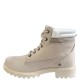 WRANGLER</br>Γυναικεία Μποτάκια Εκρού Nubuck WL172500-182 CREEK Wrangler