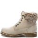 WRANGLER</br>Γυναικεία Μποτάκια Εκρού Nubuck WL172507-182 CREEK ALASCA Wrangler