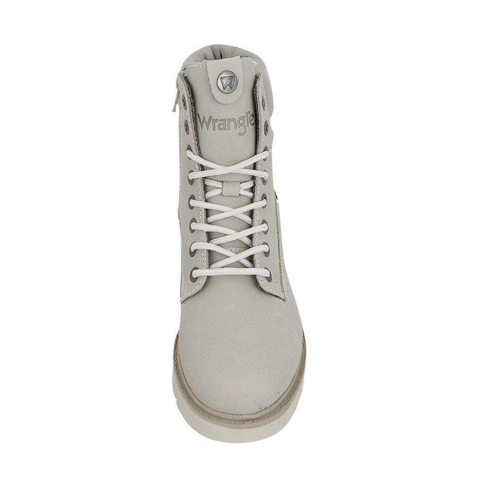 WRANGLER</br>Γυναικεία Μποτάκια Εκρού Nubuck WL182510-182 TUCSON LADY Wrangler