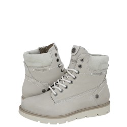 Γυναικεία Μποτάκια Εκρού Nubuck WL182510-182 TUCSON LADY Wrangler