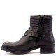 WRANGLER</br>Γυναικεία Μποτάκια Μαύρο Δέρμα WL182584-062 FIRE BIKER Wrangler