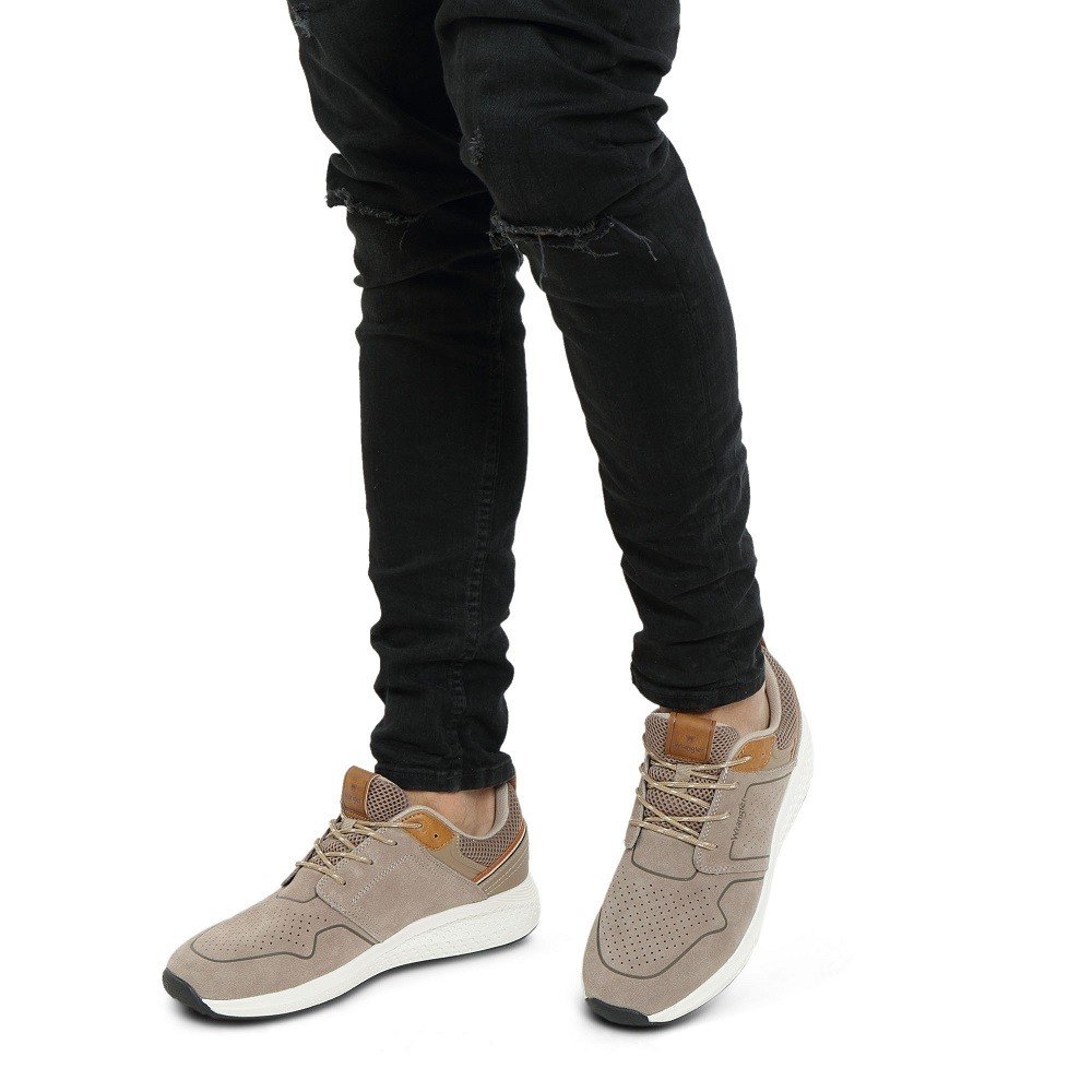WRANGLER</br>Ανδρικά Sneakers Μπεζ SEQUOIA CITY WM01070A-025 Wrangler WRANGLER</br>Ανδρικά Sneakers Μπεζ SEQUOIA CITY WM01070A-025 Wrangler