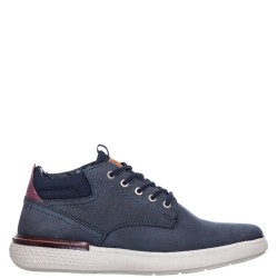 Ανδρικά Μποτάκια Μπλε Δέρμα DISCOVERY ANKLE WM02035A-016 Wrangler