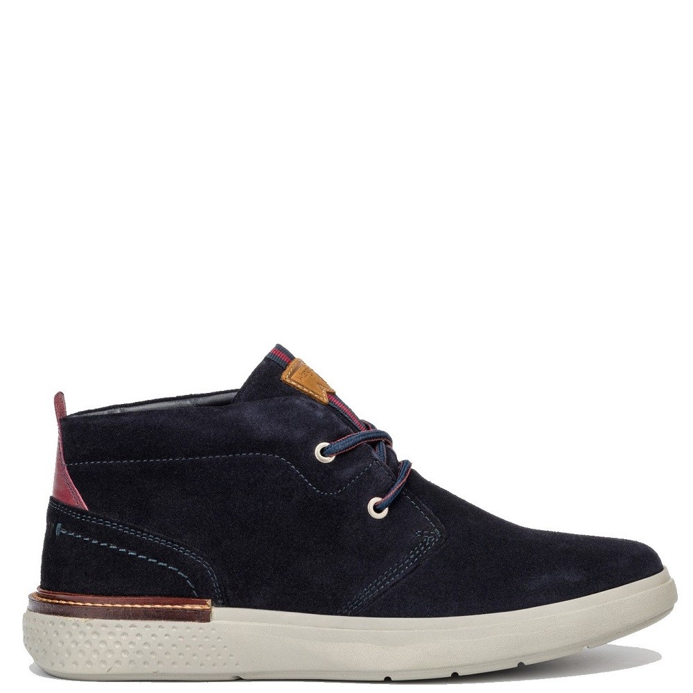 WRANGLER</br>Ανδρικά Μποτάκια Μπλε Suede DISCOVERY DESERT WM02036A-016 Wrangler