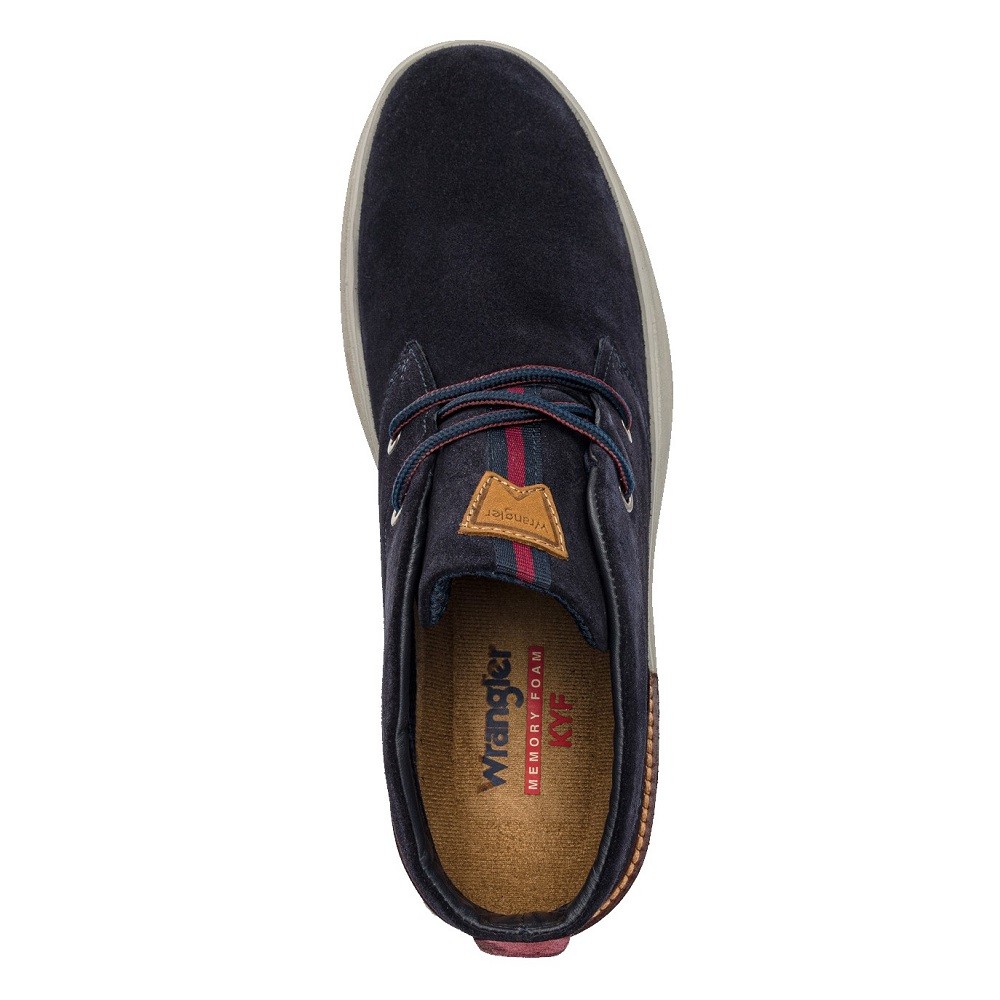 WRANGLER</br>Ανδρικά Μποτάκια Μπλε Suede DISCOVERY DESERT WM02036A-016 Wrangler
