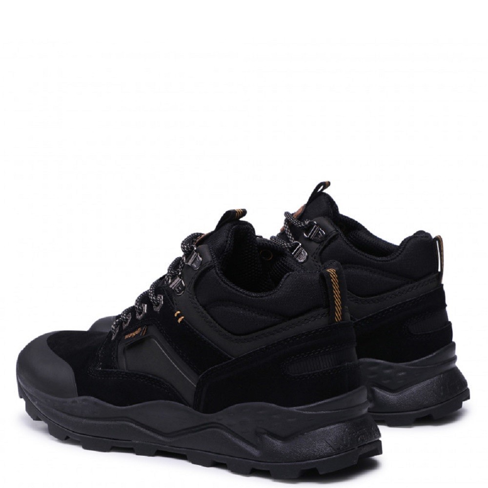 WRANGLER</br>Ανδρικά Μποτάκια Μαύρο Suede CROSSY MID WM12100A-062 Wrangler