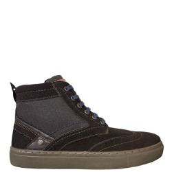 Ανδρικά Μποτάκια Καφέ Suede RIC MID WM152121-30 Wrangler
