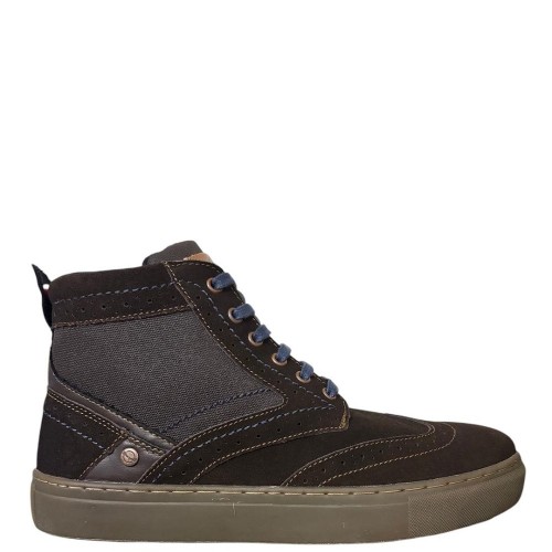 Ανδρικά Μποτάκια Καφέ Suede RIC MID WM152121-30 Wrangler Ανδρικά Μποτάκια Καφέ Suede RIC MID WM152121-30 Wrangler