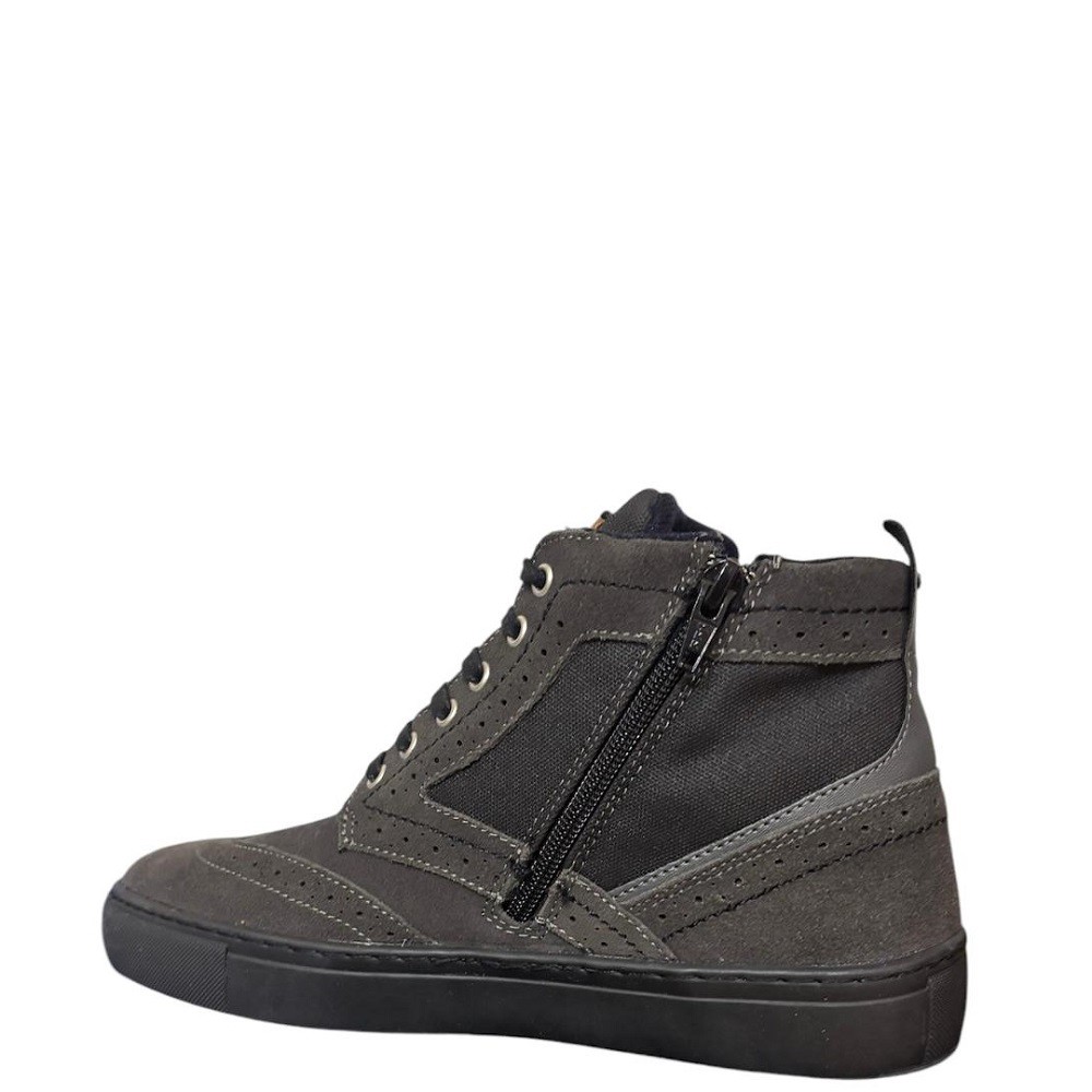 WRANGLER</br>Ανδρικά Μποτάκια Γκρι Suede RIC MID WM152121-96 Wrangler