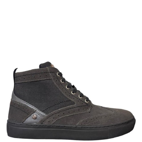 Ανδρικά Μποτάκια Γκρι Suede RIC MID WM152121-96 Wrangler Ανδρικά Μποτάκια Γκρι Suede RIC MID WM152121-96 Wrangler