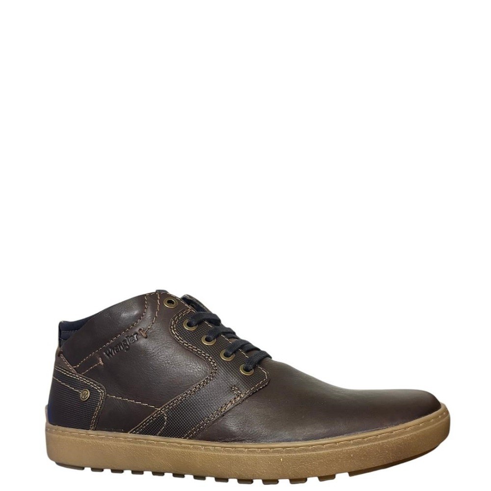 WRANGLER</br>Ανδρικά Μποτάκια Καφέ Δέρμα HISTORIC DESERT WM182088-30 Wrangler