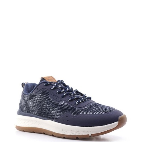Ανδρικά Sneakers Μπλε PIONEER KNIT WM21110A-016 Wrangler Ανδρικά Sneakers Μπλε PIONEER KNIT WM21110A-016 Wrangler