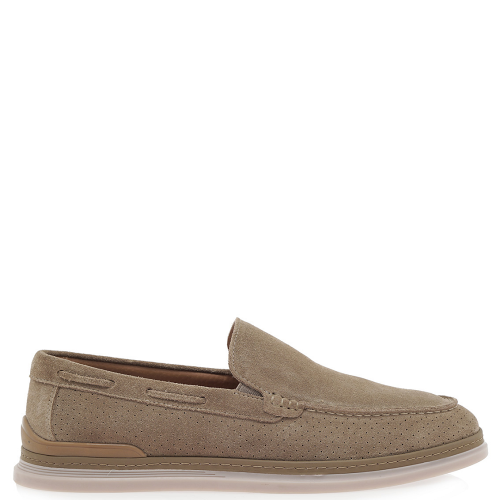 Renato Garini WT0702-1-3 Ανδρικά Μοκασίνια/Loafers Μπεζ Σκούρο Suede
