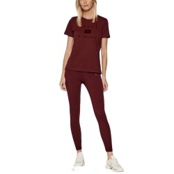 Γυναικείο T-shirt Μπορντό WW0WW31772-VLP Tommy Hilfiger