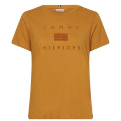 Γυναικείο T-shirt Κάμελ WW0WW31772-KD0 Tommy Hilfiger