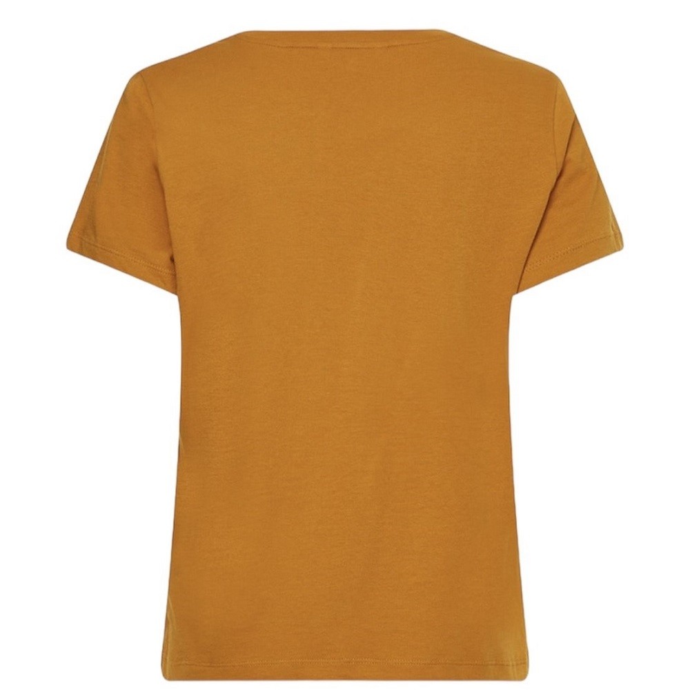 TOMMY HILFIGER</br>Γυναικείο T-shirt Κάμελ WW0WW31772-KD0 Tommy Hilfiger TOMMY HILFIGER</br>Γυναικείο T-shirt Κάμελ WW0WW31772-KD0 Tommy Hilfiger
