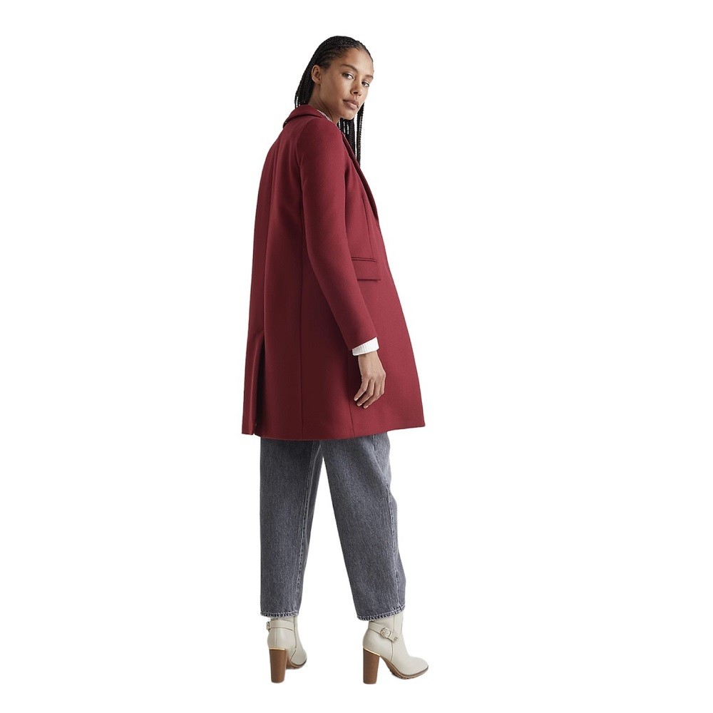 TOMMY HILFIGER</br>Γυναικείο Παλτό Κόκκινο WW0WW35926-XJS Tommy Hilfiger