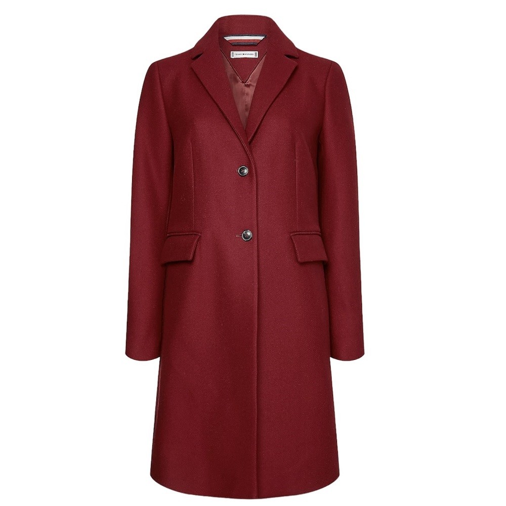 TOMMY HILFIGER</br>Γυναικείο Παλτό Κόκκινο WW0WW35926-XJS Tommy Hilfiger