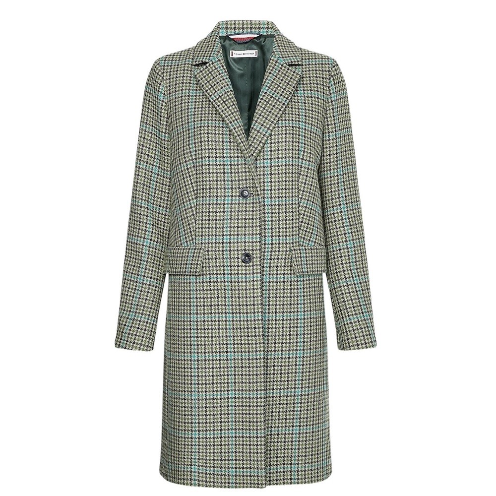 TOMMY HILFIGER</br>Γυναικείο Παλτό Πράσινο WW0WW35927-0Ν5 Tommy Hilfiger