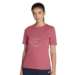 Γυναικείο T-shirt Ροζ WW0WW36038-VK2 Tommy Hilfiger