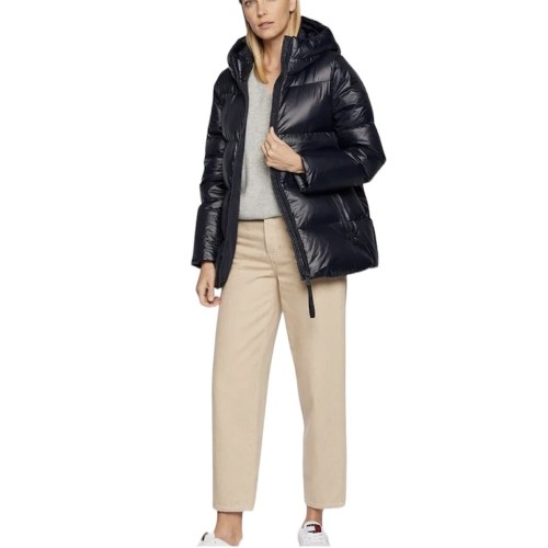 Γυναικείο Μπουφάν Μπλε WW0WW36225-DW5 Tommy Hilfiger