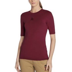 Γυναικείο T-shirt Μπορντό WW0WW37438-XJS Tommy Hilfiger