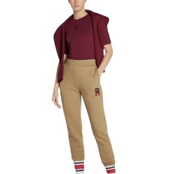 Γυναικείο T-shirt Μπορντό WW0WW37438-XJS Tommy Hilfiger