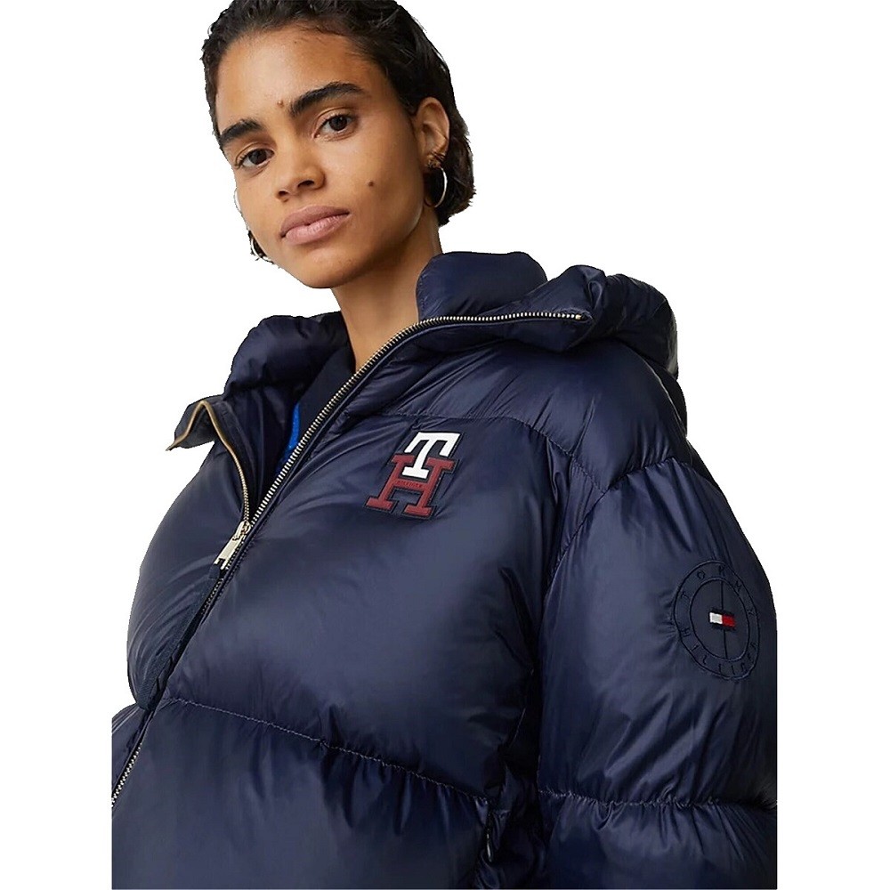 TOMMY HILFIGER</br>Γυναικείο Μπουφάν Μπλε WW0WW37479-DW5 Tommy Hilfiger TOMMY HILFIGER</br>Γυναικείο Μπουφάν Μπλε WW0WW37479-DW5 Tommy Hilfiger
