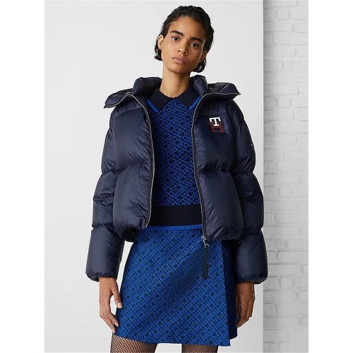 Γυναικείο Μπουφάν Μπλε WW0WW37479-DW5 Tommy Hilfiger