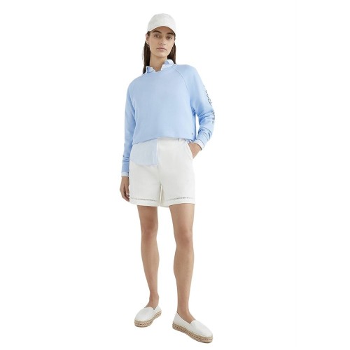 Γυναικείο Φούτερ Γαλάζιο WW0WW37794-C1Z Tommy Hilfiger Γυναικείο Φούτερ Γαλάζιο WW0WW37794-C1Z Tommy Hilfiger