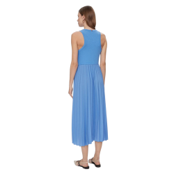 Γυναικείο Φόρεμα Γαλάζιο Πλισέ WW0WW39342-C30 Tommy Hilfiger
