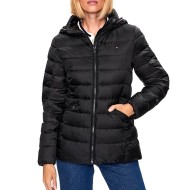Γυναικείο Μπουφάν Μαύρο WW0WW39581-BDS Tommy Hilfiger
