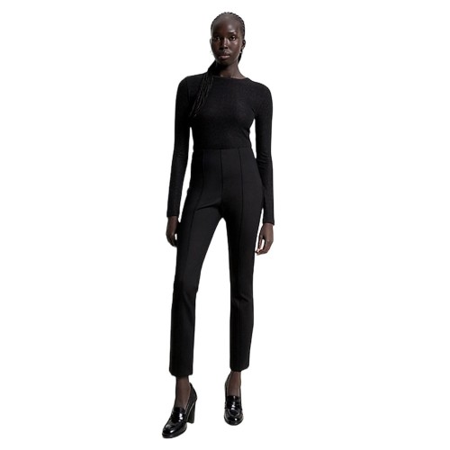 Γυναικείο Παντελόνι Μαύρο WW0WW39721-BDS Tommy Hilfiger