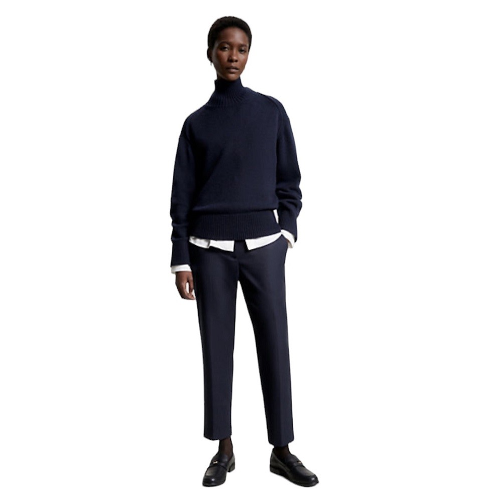 TOMMY HILFIGER</br>Γυναικείο Παντελόνι Μπλε WW0WW39723-DW5 Tommy Hilfiger TOMMY HILFIGER</br>Γυναικείο Παντελόνι Μπλε WW0WW39723-DW5 Tommy Hilfiger