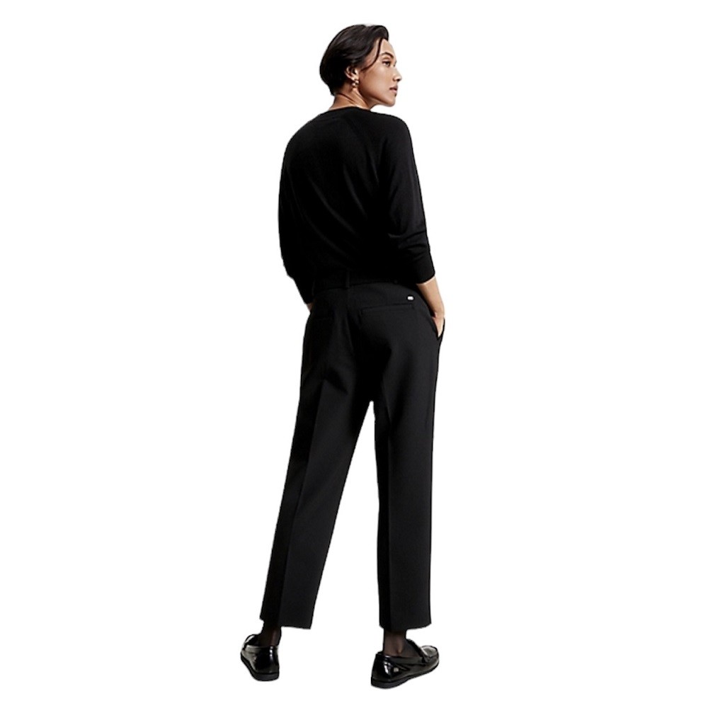 TOMMY HILFIGER</br>Γυναικείο Παντελόνι Μαύρο WW0WW39724-BDS Tommy Hilfiger TOMMY HILFIGER</br>Γυναικείο Παντελόνι Μαύρο WW0WW39724-BDS Tommy Hilfiger