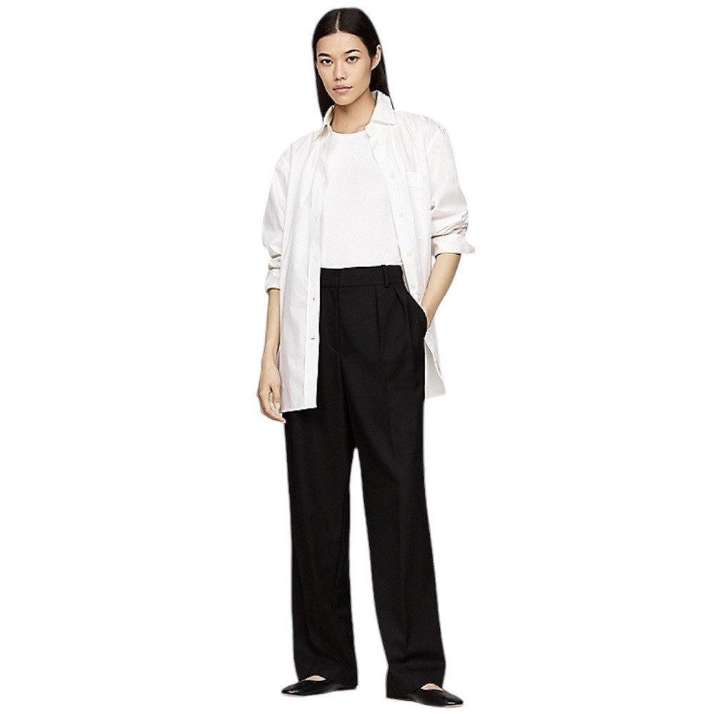 TOMMY HILFIGER</br>Γυναικείο Παντελόνι Μαύρο WW0WW39725-BDS Tommy Hilfiger TOMMY HILFIGER</br>Γυναικείο Παντελόνι Μαύρο WW0WW39725-BDS Tommy Hilfiger