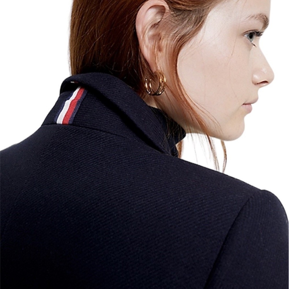 TOMMY HILFIGER</br>Γυναικείο Παλτό Μπλε WW0WW39753-DW5 Tommy Hilfiger TOMMY HILFIGER</br>Γυναικείο Παλτό Μπλε WW0WW39753-DW5 Tommy Hilfiger