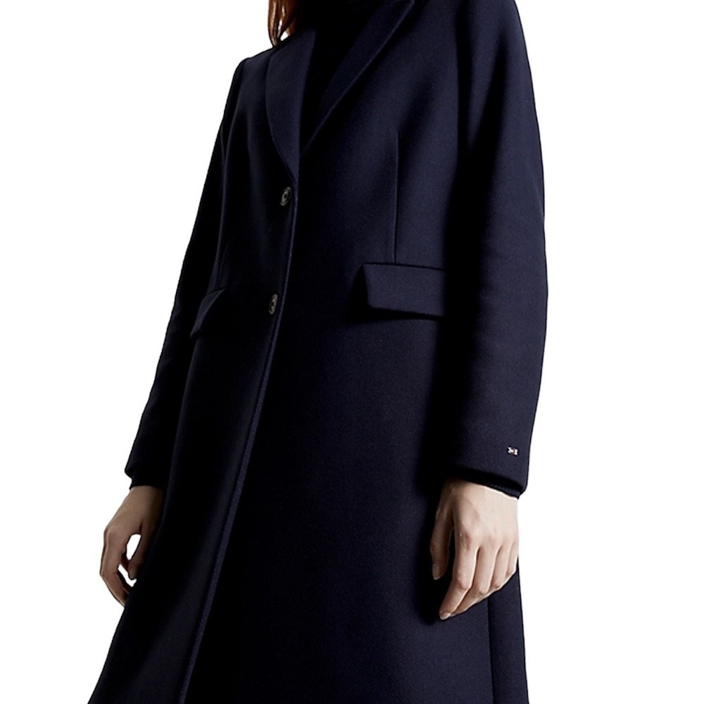 TOMMY HILFIGER</br>Γυναικείο Παλτό Μπλε WW0WW39753-DW5 Tommy Hilfiger TOMMY HILFIGER</br>Γυναικείο Παλτό Μπλε WW0WW39753-DW5 Tommy Hilfiger